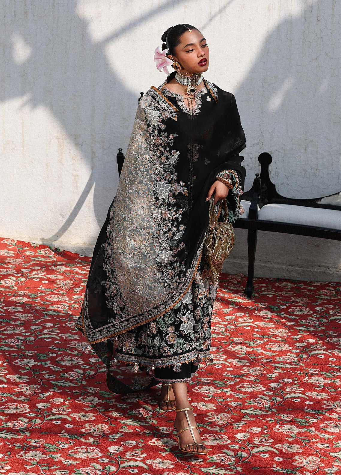 Kalabagh By Hussain Rehar Luxury Embroidered Lawn 3 Piece Unstitched Suit HR26KB D-08 SABLE Kalabagh By Hussain Rehar Luxury Embroidered Lawn 3 Piece Unstitched Suit HR26KB D-08 SABLE