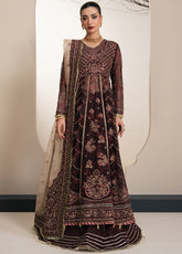Kalani By Xenia Luxury Formals Embroidered Chiffon 3 Piece Unstitched Suit XE26KLF D-04 OLYRA