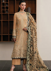 Kalani By Xenia Luxury Formals Embroidered Chiffon 3 Piece Unstitched Suit XE26KLF D-10 NERYA