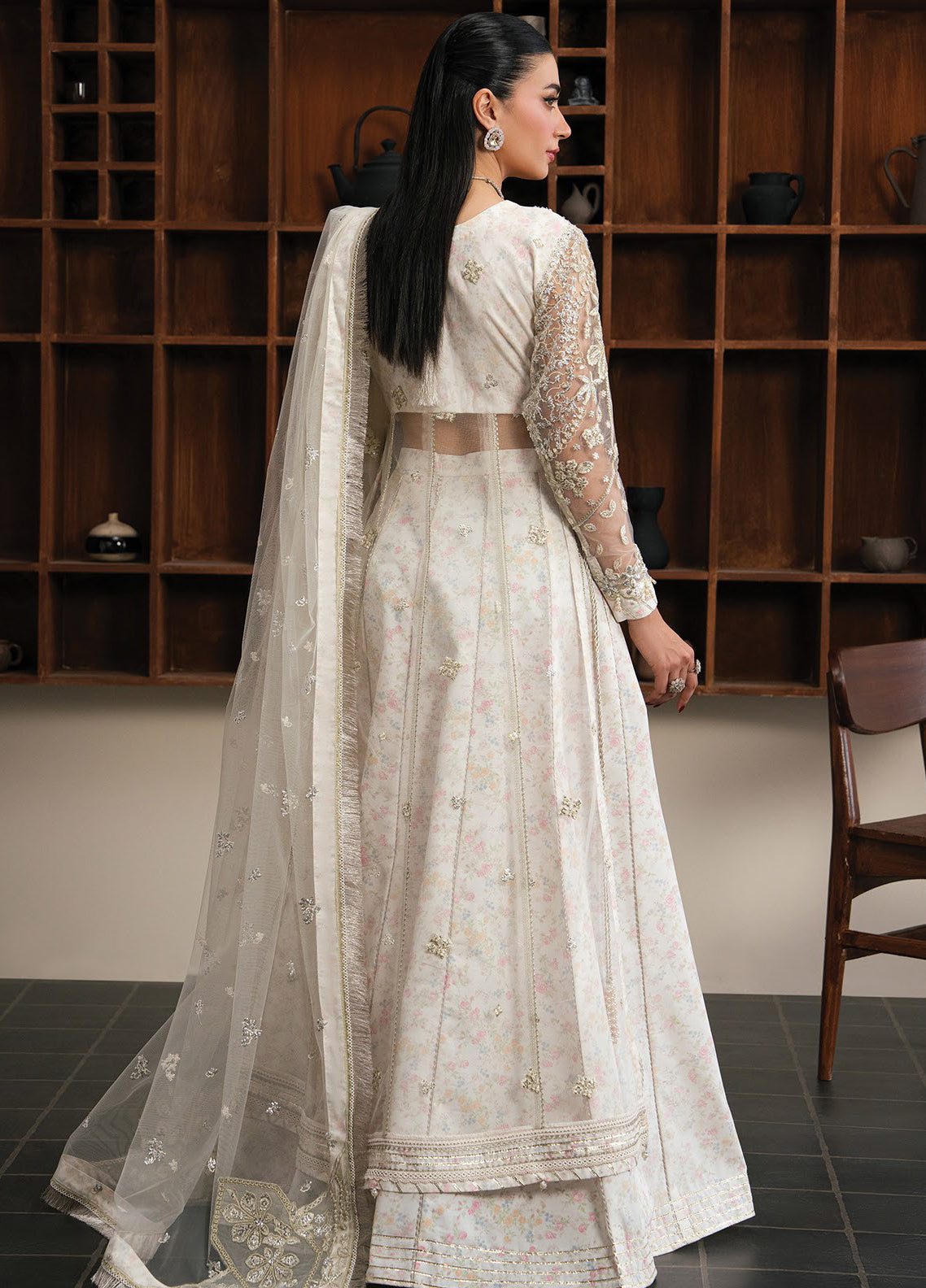 Kalani By Xenia Luxury Formals Embroidered Net 3 Piece Unstitched Suit XE26KLF D-07 LIORE Kalani By Xenia Luxury Formals Embroidered Net 3 Piece Unstitched Suit XE26KLF D-07 LIORE
