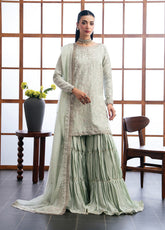 Kalani By Xenia Luxury Formals Embroidered Raw Silk 3 Piece Unstitched Suit XE26KLF D-03 JIRA