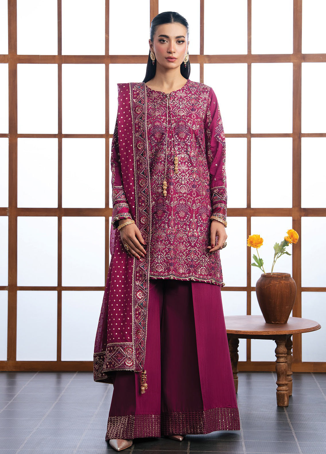 Kalani By Xenia Luxury Formals Embroidered Raw Silk 3 Piece Unstitched Suit XE26KLF D-06 NAYRA Kalani By Xenia Luxury Formals Embroidered Raw Silk 3 Piece Unstitched Suit XE26KLF D-06 NAYRA