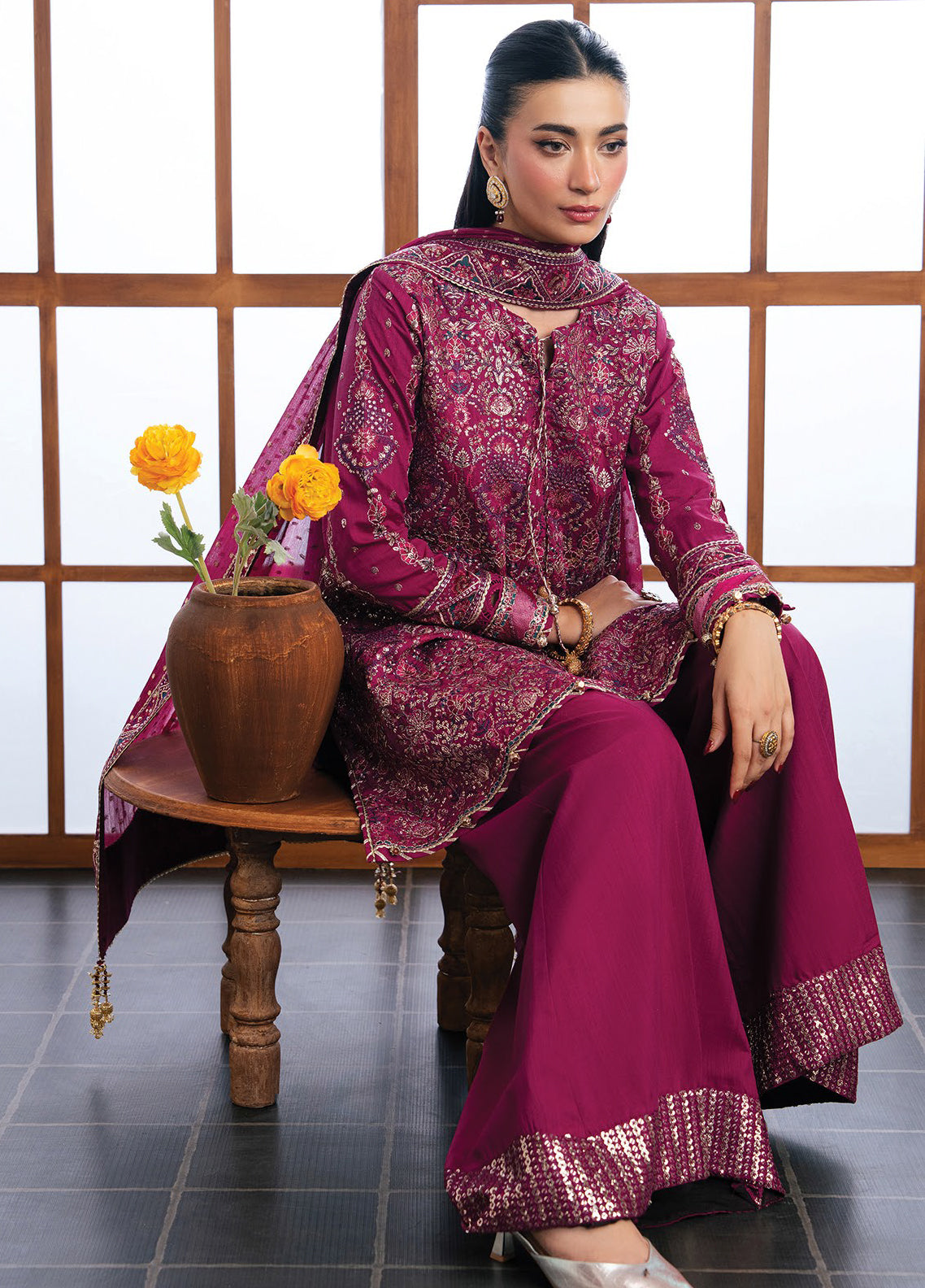 Kalani By Xenia Luxury Formals Embroidered Raw Silk 3 Piece Unstitched Suit XE26KLF D-06 NAYRA Kalani By Xenia Luxury Formals Embroidered Raw Silk 3 Piece Unstitched Suit XE26KLF D-06 NAYRA