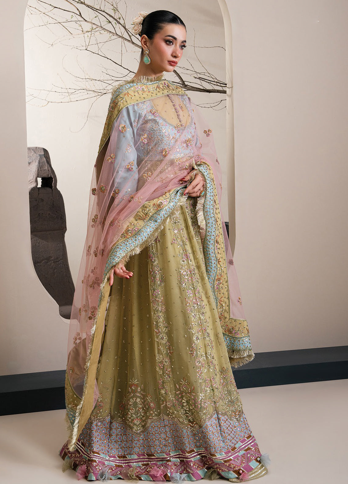 Kalani By Xenia Luxury Formals Embroidered Raw Silk 3 Piece Unstitched Suit XE26KLF D-09 ZANA Kalani By Xenia Luxury Formals Embroidered Raw Silk 3 Piece Unstitched Suit XE26KLF D-09 ZANA