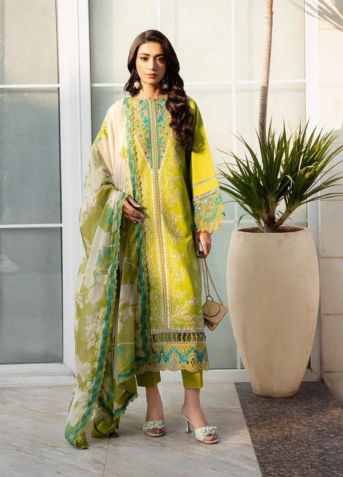 Kayra by Bin Ilyas Embroidered Lawn Suits Unstitched 3 Piece - BI25KL 312B Kayra by Bin Ilyas Embroidered Lawn Suits Unstitched 3 Piece - BI25KL 312B