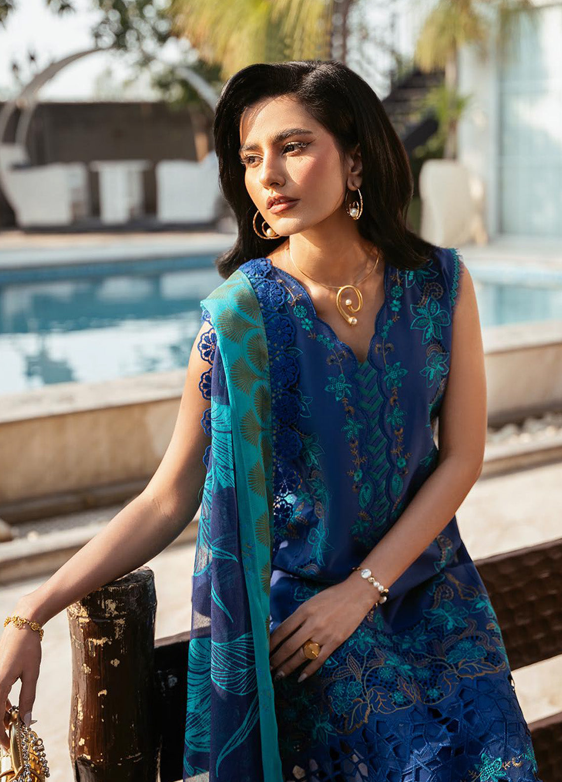 Kayra by Bin Ilyas Embroidered Lawn Suits Unstitched 3 Piece - BI25KL 315A Kayra by Bin Ilyas Embroidered Lawn Suits Unstitched 3 Piece - BI25KL 315A