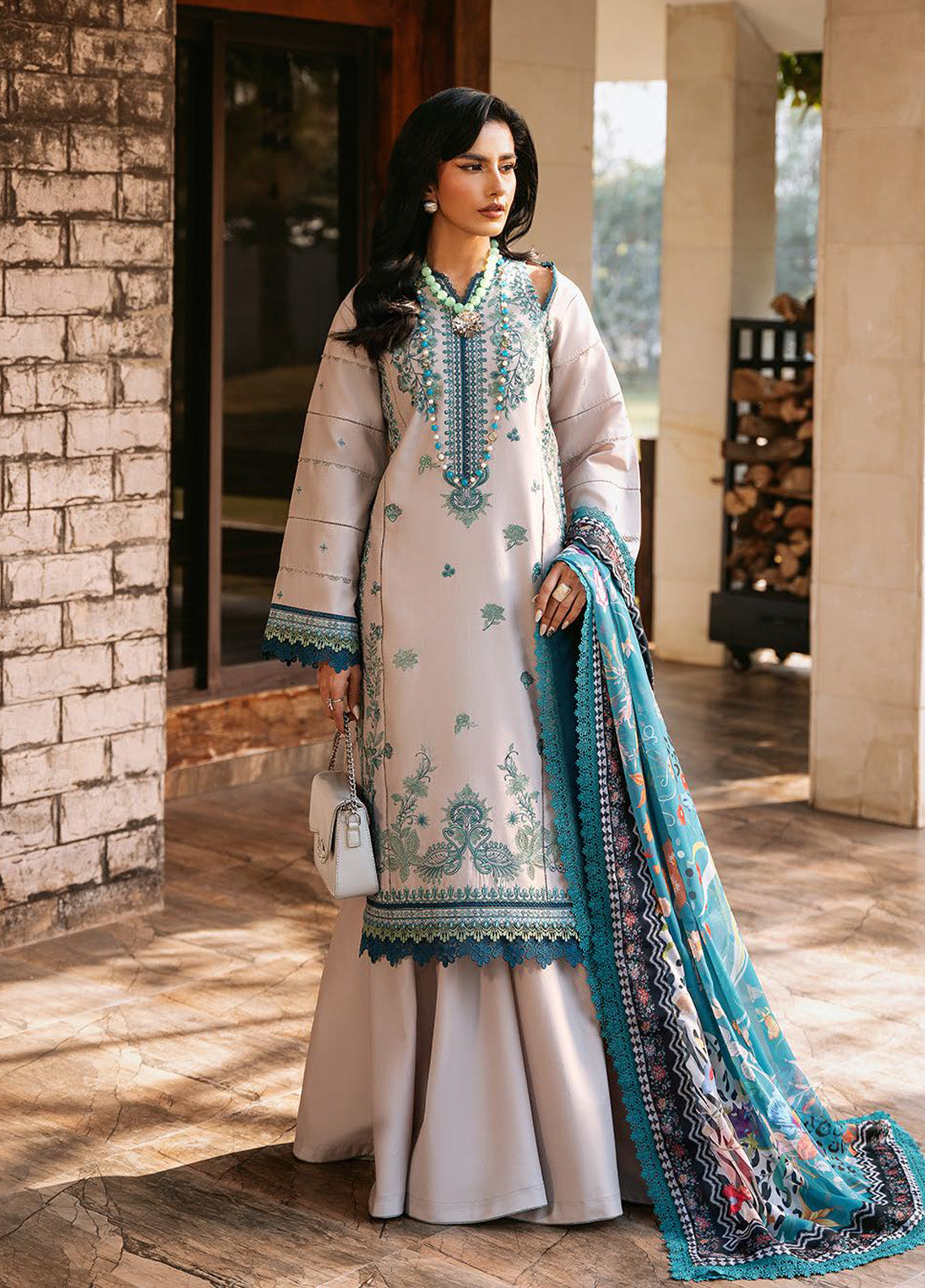 Kayra by Bin Ilyas Embroidered Lawn Suits Unstitched 3 Piece - BI25KL 317B Kayra by Bin Ilyas Embroidered Lawn Suits Unstitched 3 Piece - BI25KL 317B