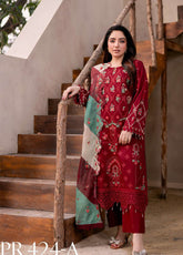 Khass by Peridot Embroidered Lawn Suits Unstitched 3 Piece - PR25EE PR-424A