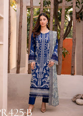 Khass by Peridot Embroidered Lawn Suits Unstitched 3 Piece - PR25EE PR-425B