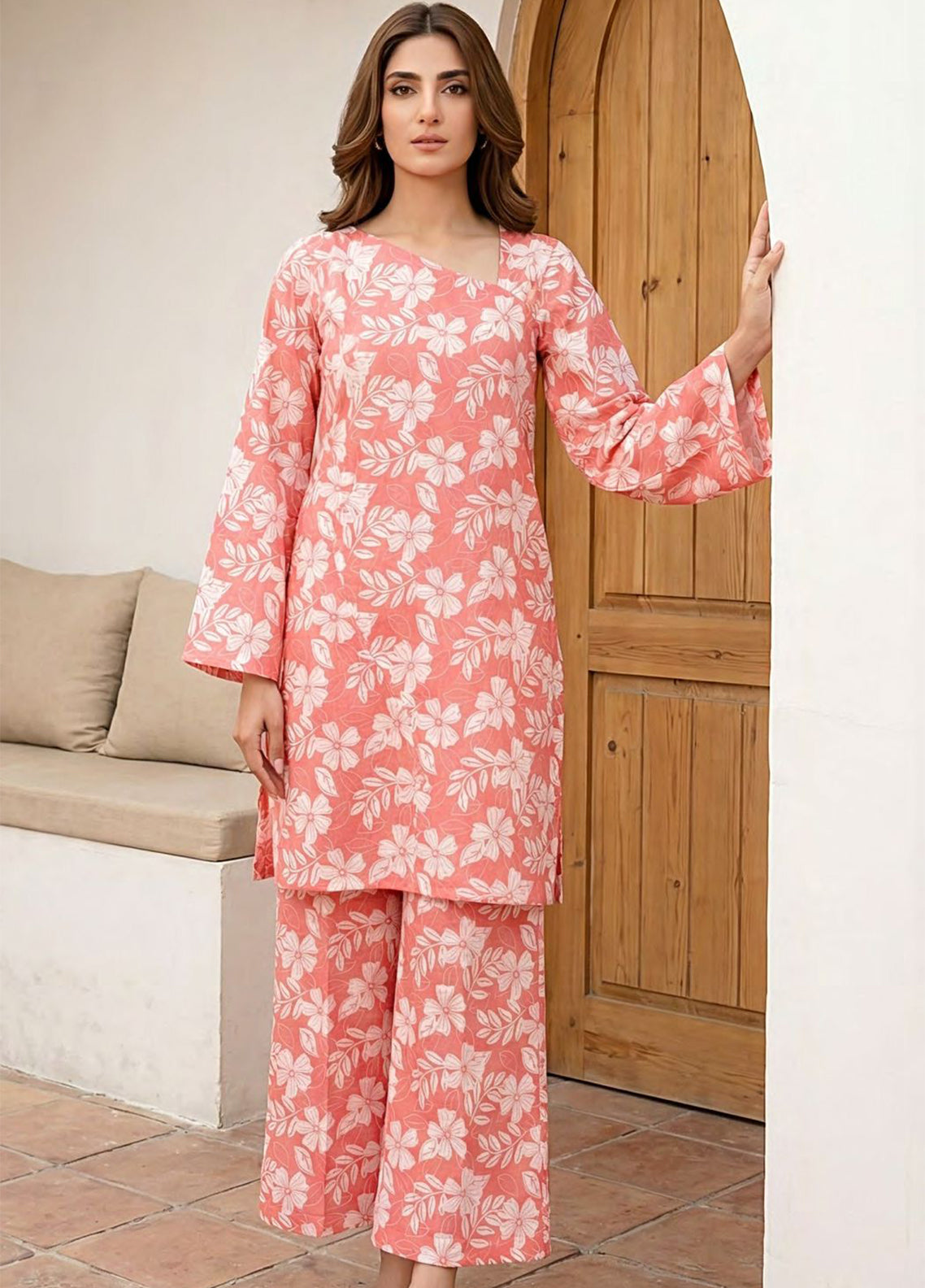 Khekasha By LSM Lakhany Printed Lawn 2 Piece Unstitched Shirt & Trouser LSM26KP D-06 Khekasha By LSM Lakhany Printed Lawn 2 Piece Unstitched Shirt & Trouser LSM26KP D-06