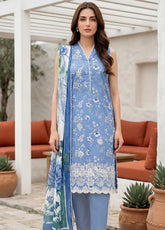 Komal By LSM Lakhany Embroidered Lawn 3 Piece Unstitched Suit LSM26KV2 D-LG-UB-0360