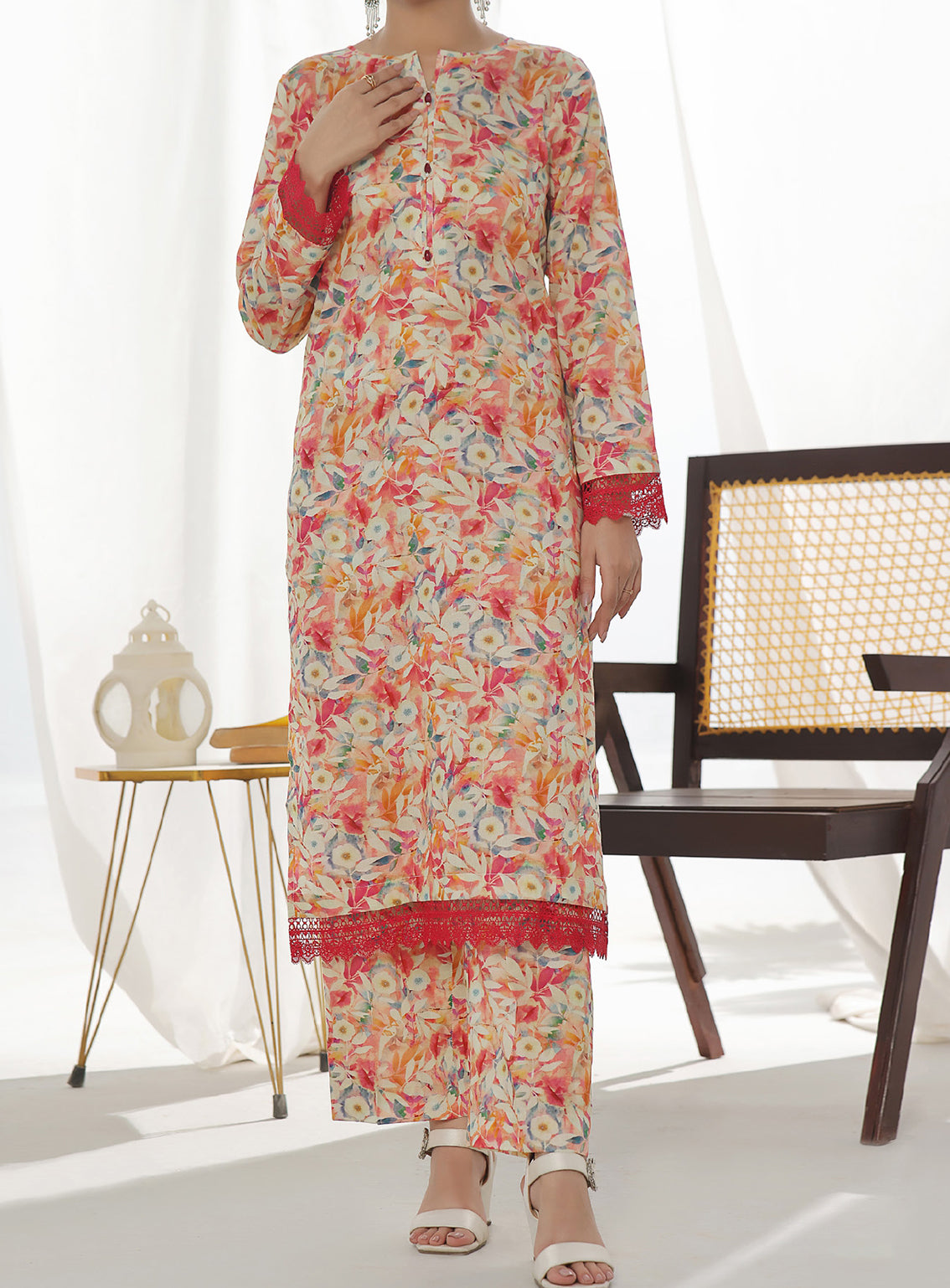 Korean By VS Textile Printed Lawn Suits Unstitched 2 Piece - VS25KCO 554 Korean By VS Textile Printed Lawn Suits Unstitched 2 Piece - VS25KCO 554