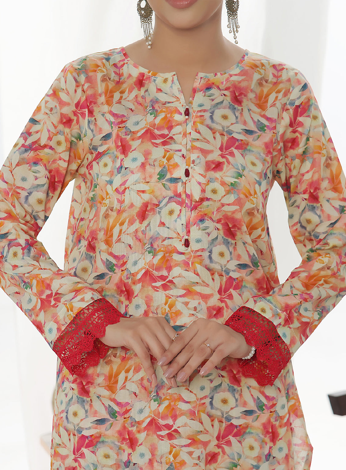 Korean By VS Textile Printed Lawn Suits Unstitched 2 Piece - VS25KCO 554 Korean By VS Textile Printed Lawn Suits Unstitched 2 Piece - VS25KCO 554