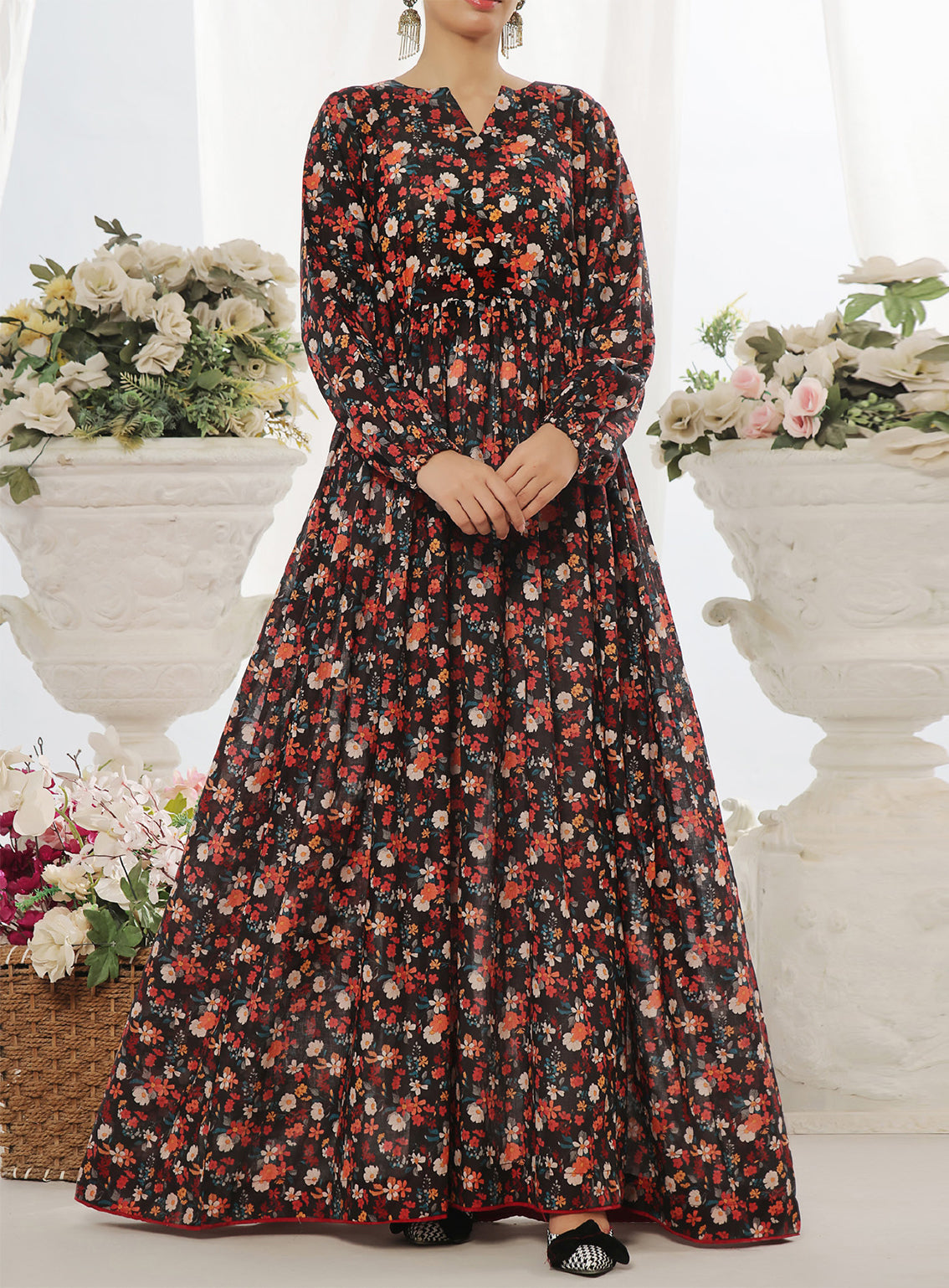 Korean By VS Textile Printed Lawn Suits Unstitched 2 Piece - VS25KCO 566 Korean By VS Textile Printed Lawn Suits Unstitched 2 Piece - VS25KCO 566