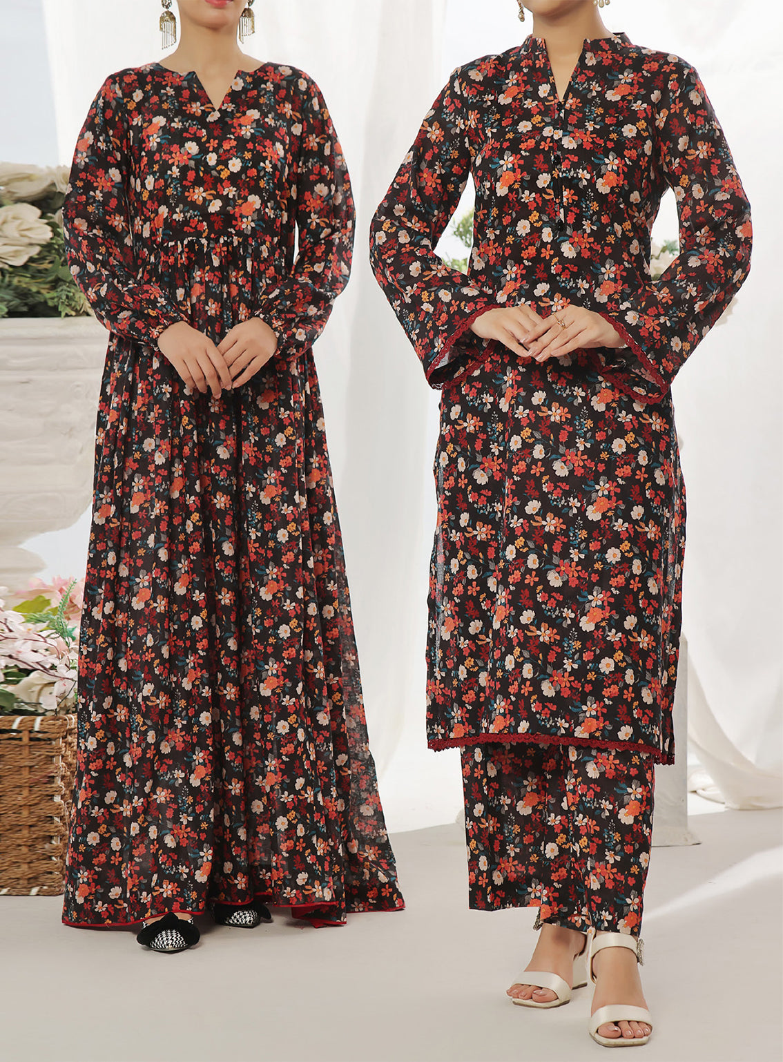 Korean By VS Textile Printed Lawn Suits Unstitched 2 Piece - VS25KCO 566 Korean By VS Textile Printed Lawn Suits Unstitched 2 Piece - VS25KCO 566