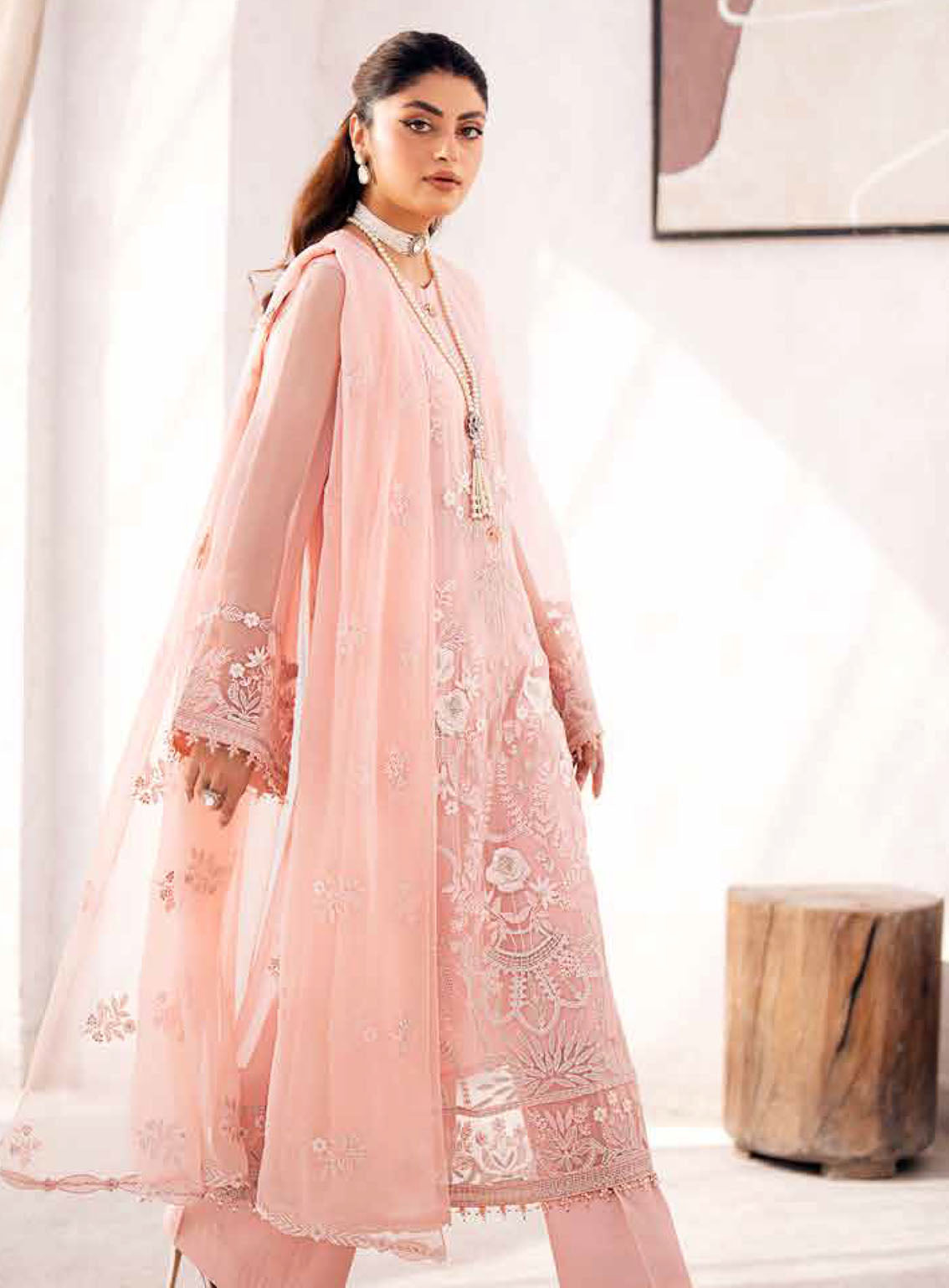 Kuch Khas By Flossie Embroidered Chiffon Suits Unstitched 3 Piece - FS24KKC K-1502 MIRHA Kuch Khas By Flossie Embroidered Chiffon Suits Unstitched 3 Piece - FS24KKC K-1502 MIRHA