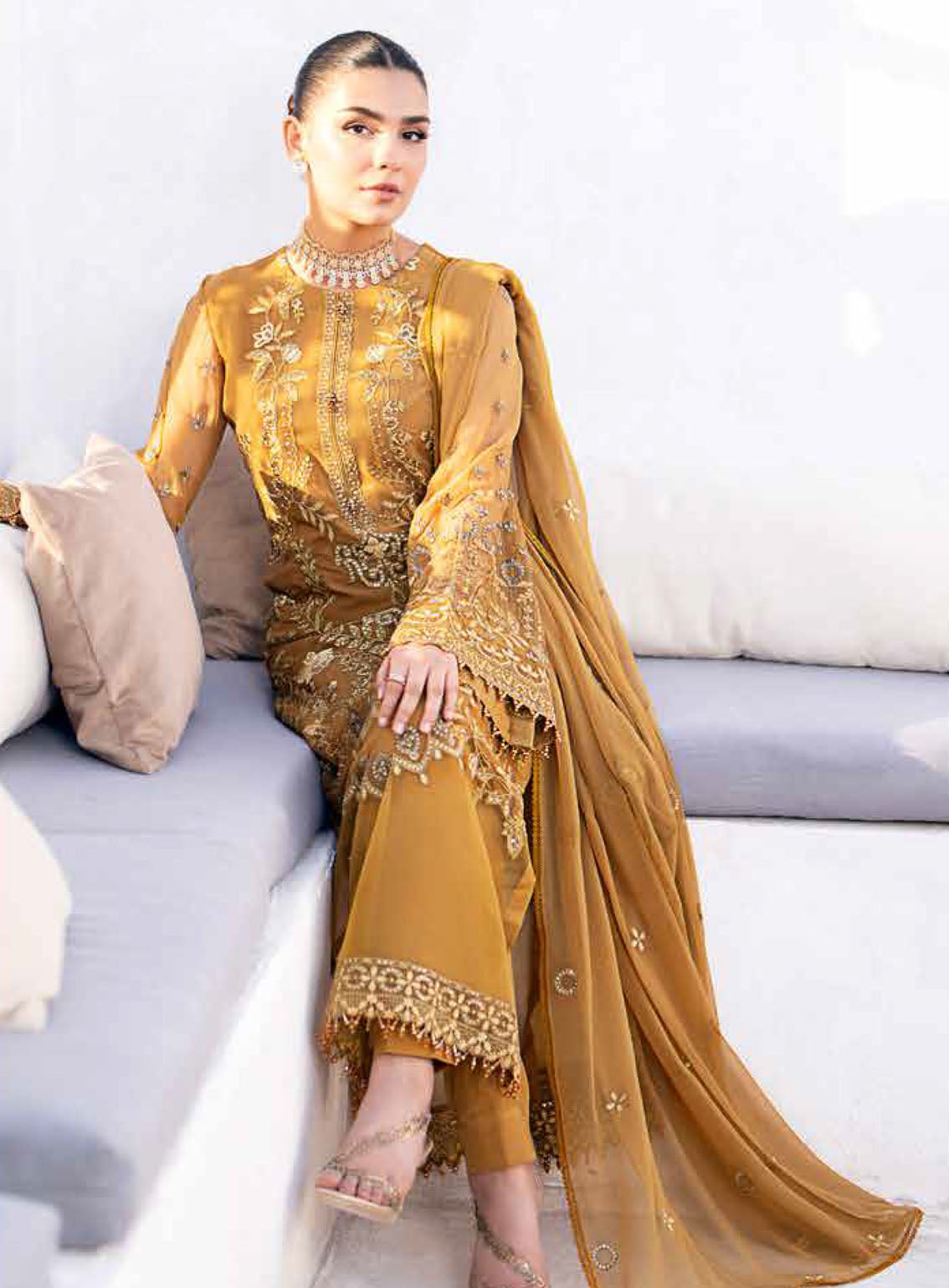 Kuch Khas By Flossie Embroidered Chiffon Suits Unstitched 3 Piece - FS24KKC K-1503 DIANE Kuch Khas By Flossie Embroidered Chiffon Suits Unstitched 3 Piece - FS24KKC K-1503 DIANE