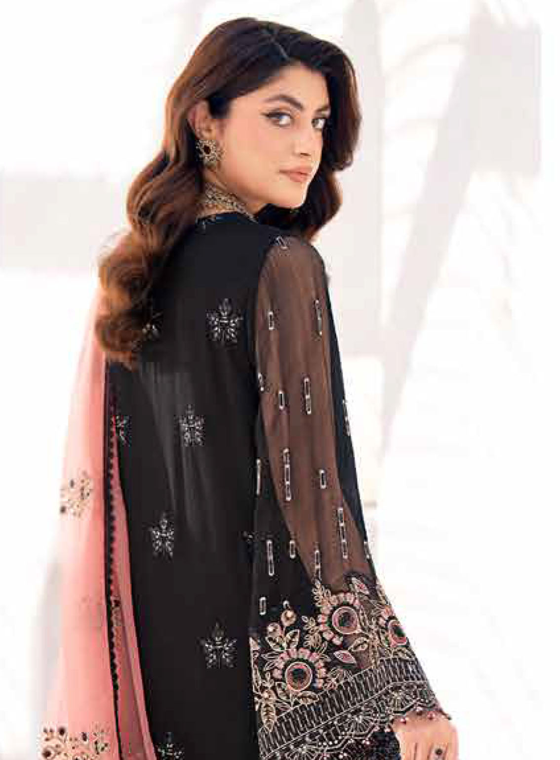 Kuch Khas By Flossie Embroidered Chiffon Suits Unstitched 3 Piece - FS24KKC K-1506 AMELIA Kuch Khas By Flossie Embroidered Chiffon Suits Unstitched 3 Piece - FS24KKC K-1506 AMELIA