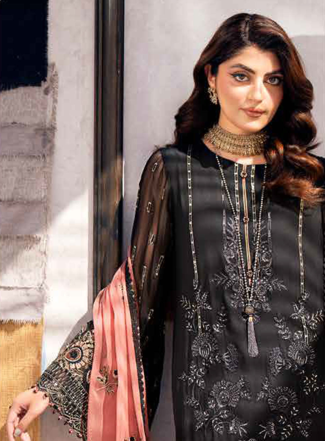 Kuch Khas By Flossie Embroidered Chiffon Suits Unstitched 3 Piece - FS24KKC K-1506 AMELIA Kuch Khas By Flossie Embroidered Chiffon Suits Unstitched 3 Piece - FS24KKC K-1506 AMELIA