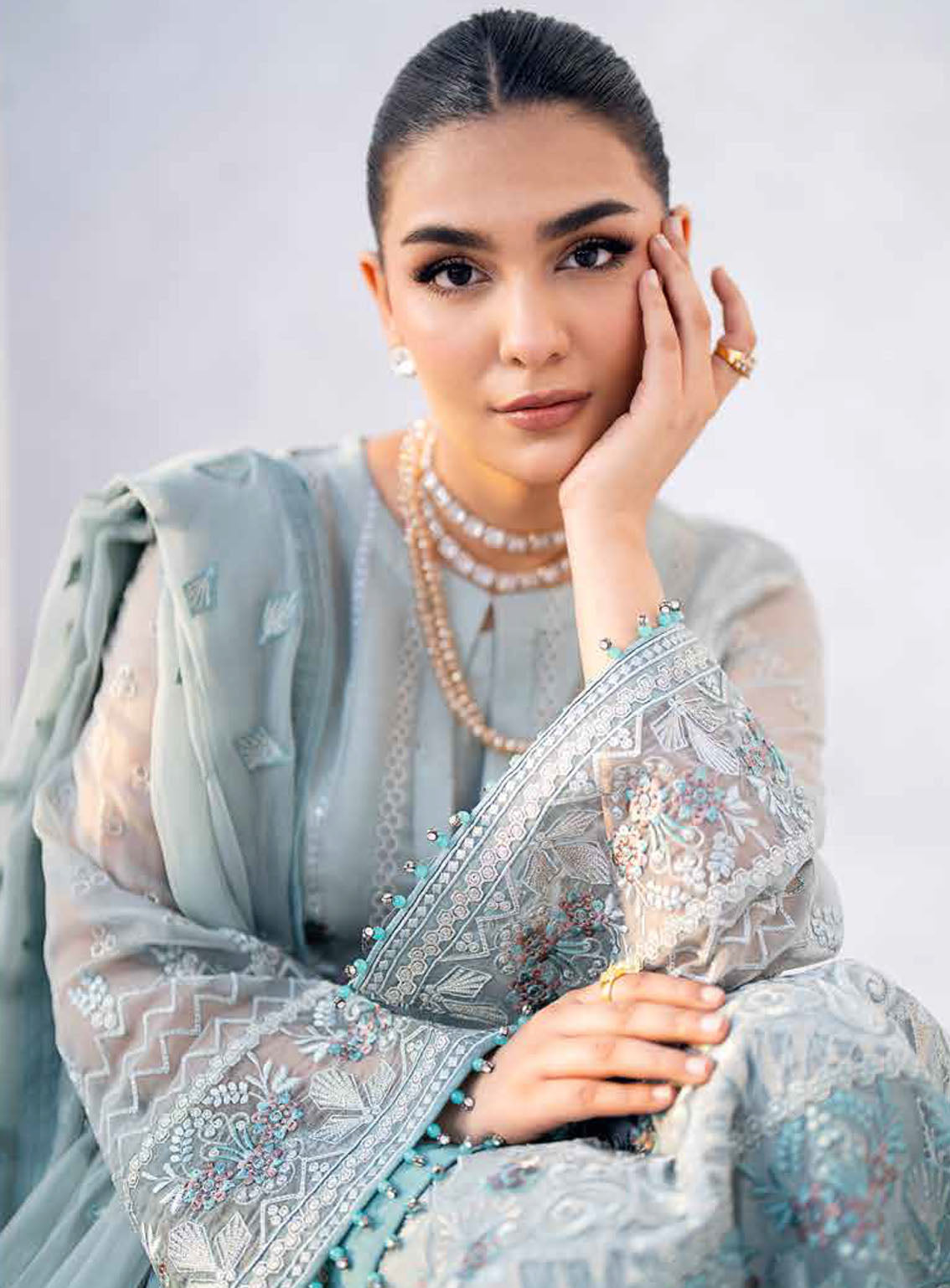 Kuch Khas By Flossie Embroidered Chiffon Suits Unstitched 3 Piece - FS24KKC K-1507 IZARA Kuch Khas By Flossie Embroidered Chiffon Suits Unstitched 3 Piece - FS24KKC K-1507 IZARA