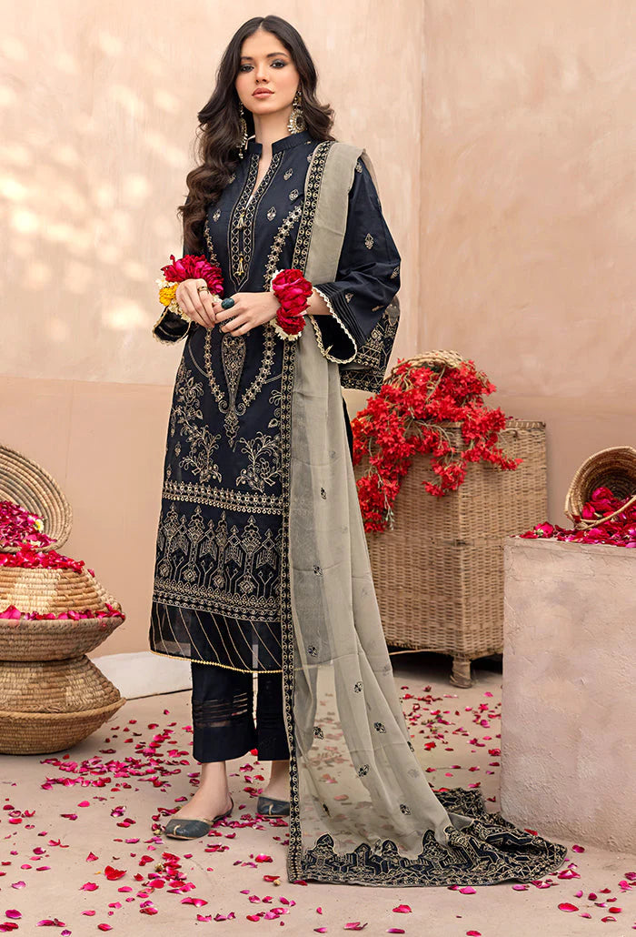 Laadli By Humdum Embroidered Lawn Unstitched 3 Piece Suit - 01 Laadli By Humdum Embroidered Lawn Unstitched 3 Piece Suit - 01