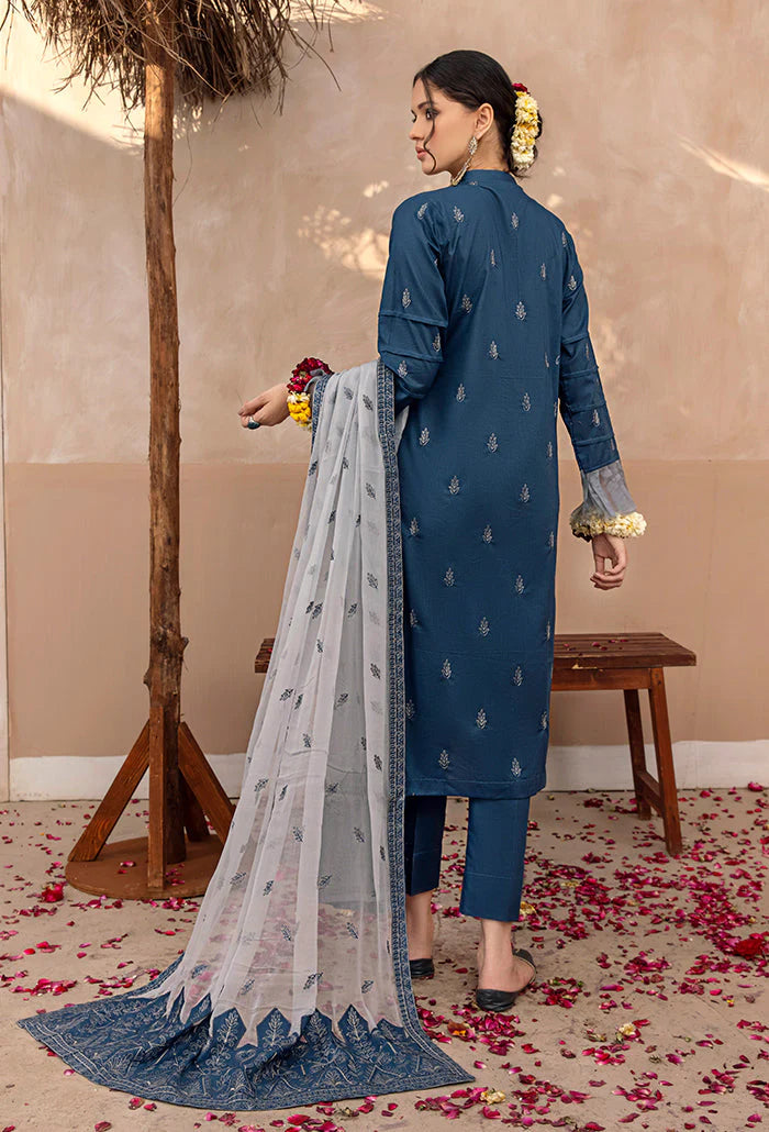 Laadli By Humdum Embroidered Lawn Unstitched 3 Piece Suit - 06 Laadli By Humdum Embroidered Lawn Unstitched 3 Piece Suit - 06