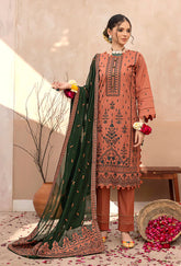 Laadli By Humdum Embroidered Lawn Unstitched 3 Piece Suit - 09