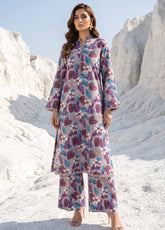 LSM Lakhany Co-Ords Printed Lawn 2 Piece Unstitched Shirt Trouser LSM26COPL D-09