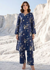 LSM Lakhany Co-Ords Printed Lawn 2 Piece Unstitched Shirt Trouser LSM26COPL D-10