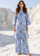 LSM Lakhany Co-Ords Printed Lawn 2 Piece Unstitched Shirt Trouser LSM26COPL D-11