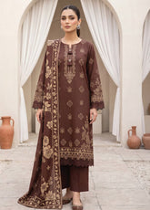 LSM Lakhany Printed Cashmi Vool 3 Piece Unstitched Suit LSM26CV D-LG-RL-0529-B