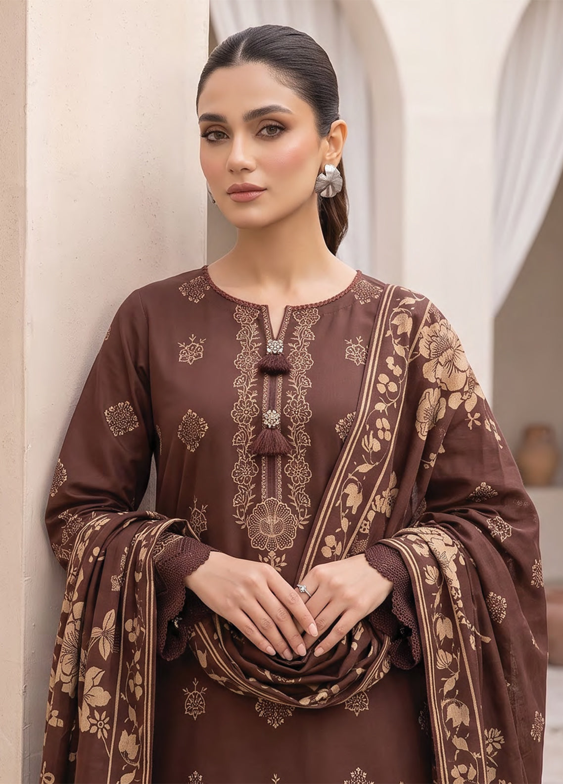 LSM Lakhany Printed Cashmi Vool 3 Piece Unstitched Suit LSM26CV D-LG-RL-0529-B LSM Lakhany Printed Cashmi Vool 3 Piece Unstitched Suit LSM26CV D-LG-RL-0529-B