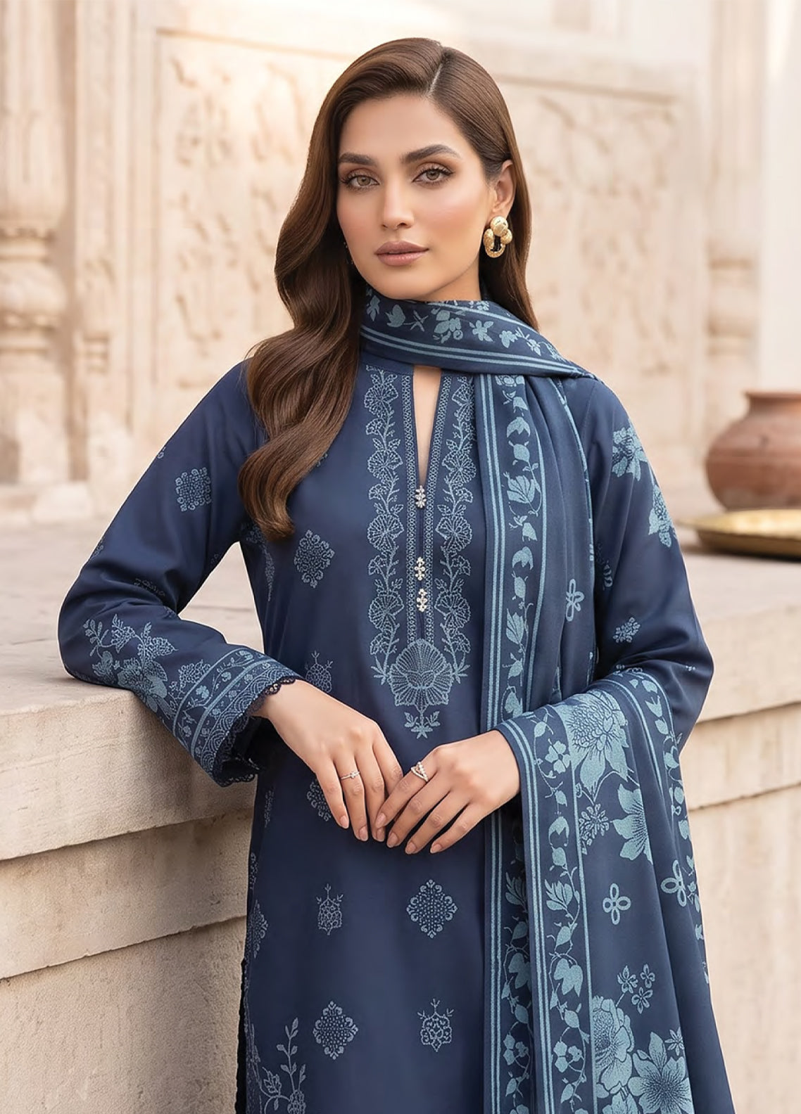 LSM Lakhany Printed Cashmi Vool 3 Piece Unstitched Suit LSM26CV D-LG-RL-0528-C LSM Lakhany Printed Cashmi Vool 3 Piece Unstitched Suit LSM26CV D-LG-RL-0528-C