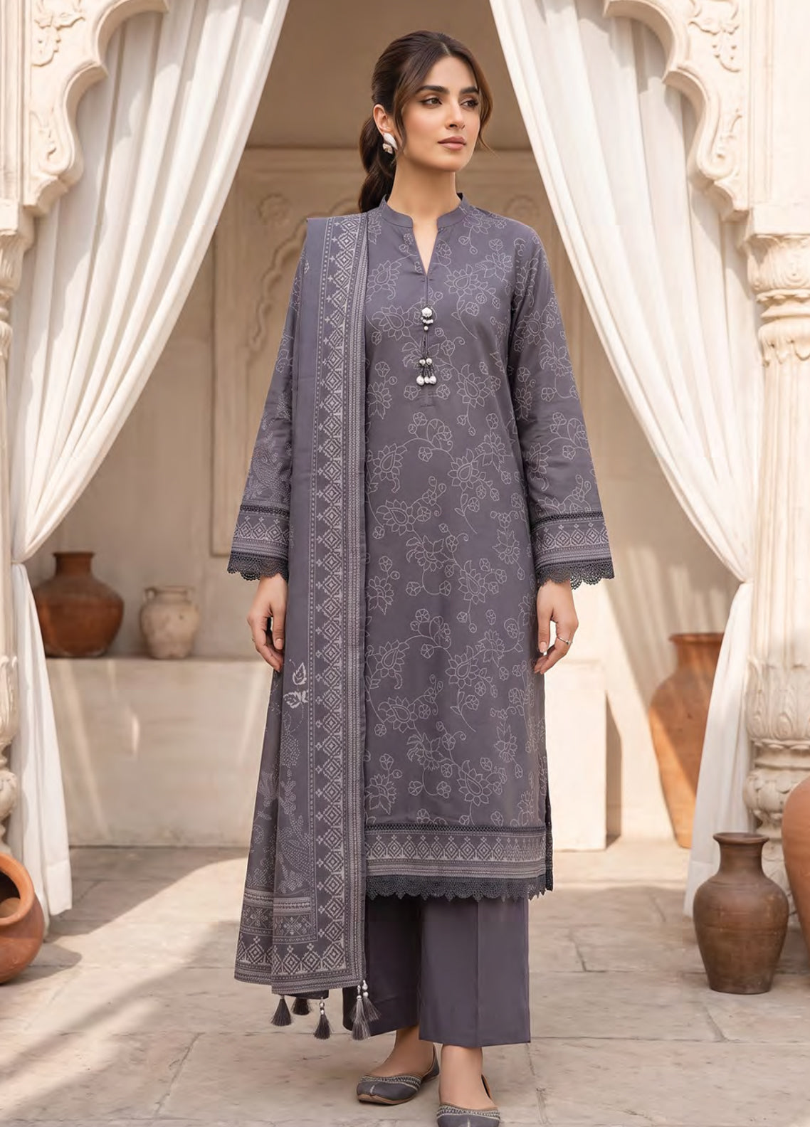 LSM Lakhany Printed Cashmi Vool 3 Piece Unstitched Suit LSM26CV D-LG-RL-0529-A LSM Lakhany Printed Cashmi Vool 3 Piece Unstitched Suit LSM26CV D-LG-RL-0529-A