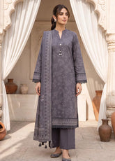 LSM Lakhany Printed Cashmi Vool 3 Piece Unstitched Suit LSM26CV D-LG-RL-0529-A