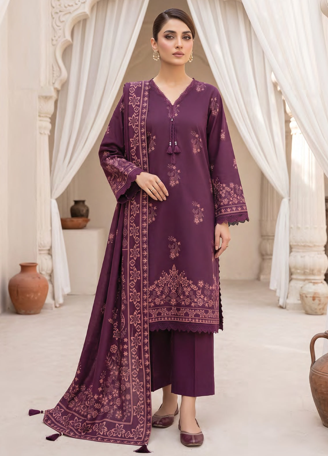 LSM Lakhany Printed Cashmi Vool 3 Piece Unstitched Suit LSM26CV D-LG-SG-0165-A LSM Lakhany Printed Cashmi Vool 3 Piece Unstitched Suit LSM26CV D-LG-SG-0165-A