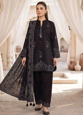 LSM Lakhany Printed Cashmi Vool 3 Piece Unstitched Suit LSM26CV D-LG-SG-0165-C