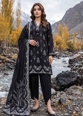 LSM Lakhany Printed Pashmina 3 Piece Unstitched Suit LSM26PPV1 D-LG-SG-0160-C