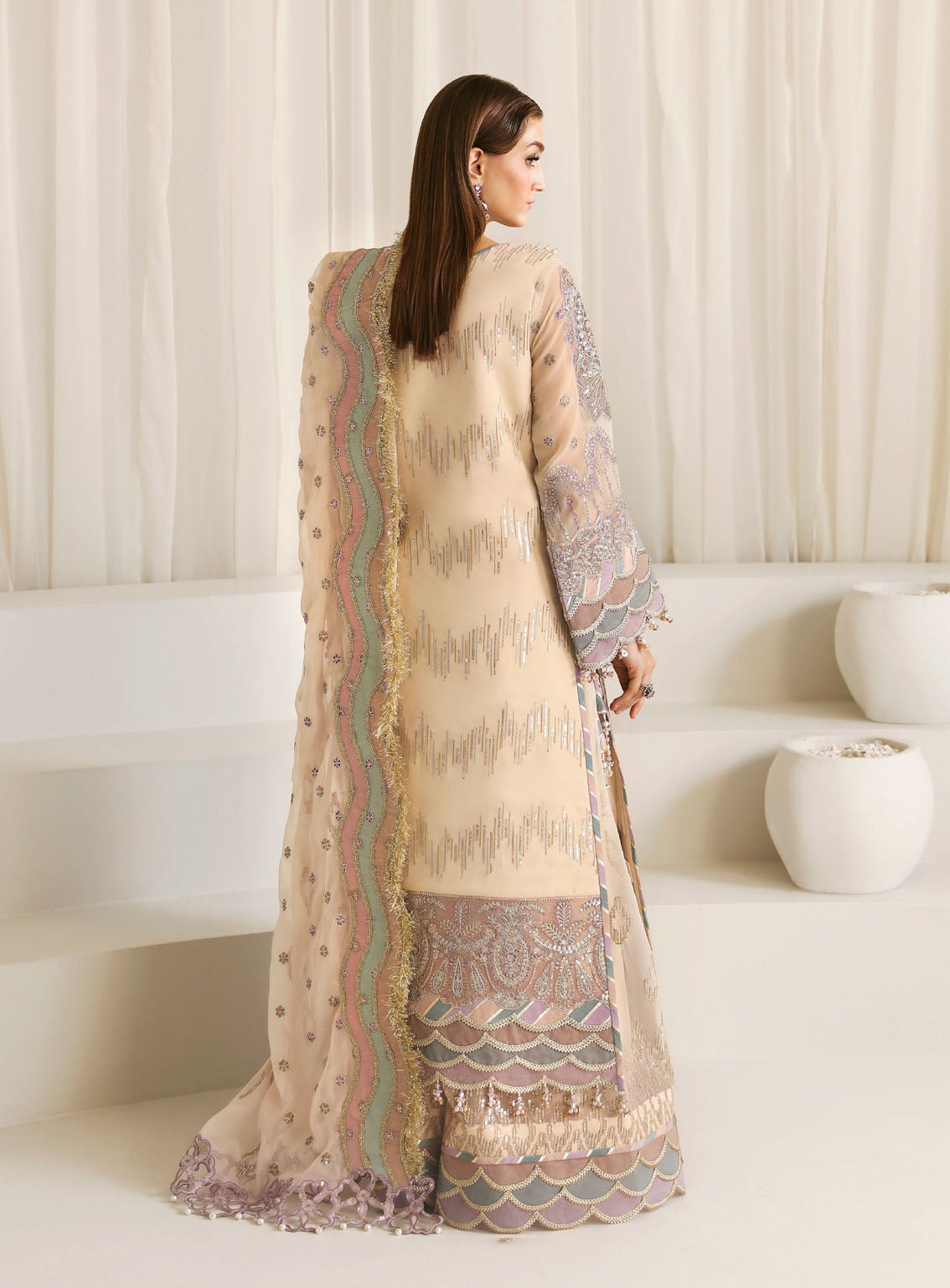 La Ruhe By Alizeh Embroidered Chiffon Suits Unstitched 3 Piece - ALZ24LR 2177 MYSA La Ruhe By Alizeh Embroidered Chiffon Suits Unstitched 3 Piece - ALZ24LR 2177 MYSA