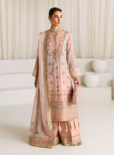 La Ruhe By Alizeh Embroidered Chiffon Suits Unstitched 3 Piece - ALZ24LR 2181 BREEZE