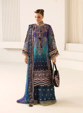 La Ruhe By Alizeh Embroidered Chiffon Suits Unstitched 3 Piece - ALZ24LR 2182 OASIS