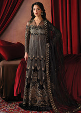 La Fuchsia By Afrozeh Embroidered Net 3 Piece Unstitched Suit AF26LFF D-FWU-0074 CHARIOT