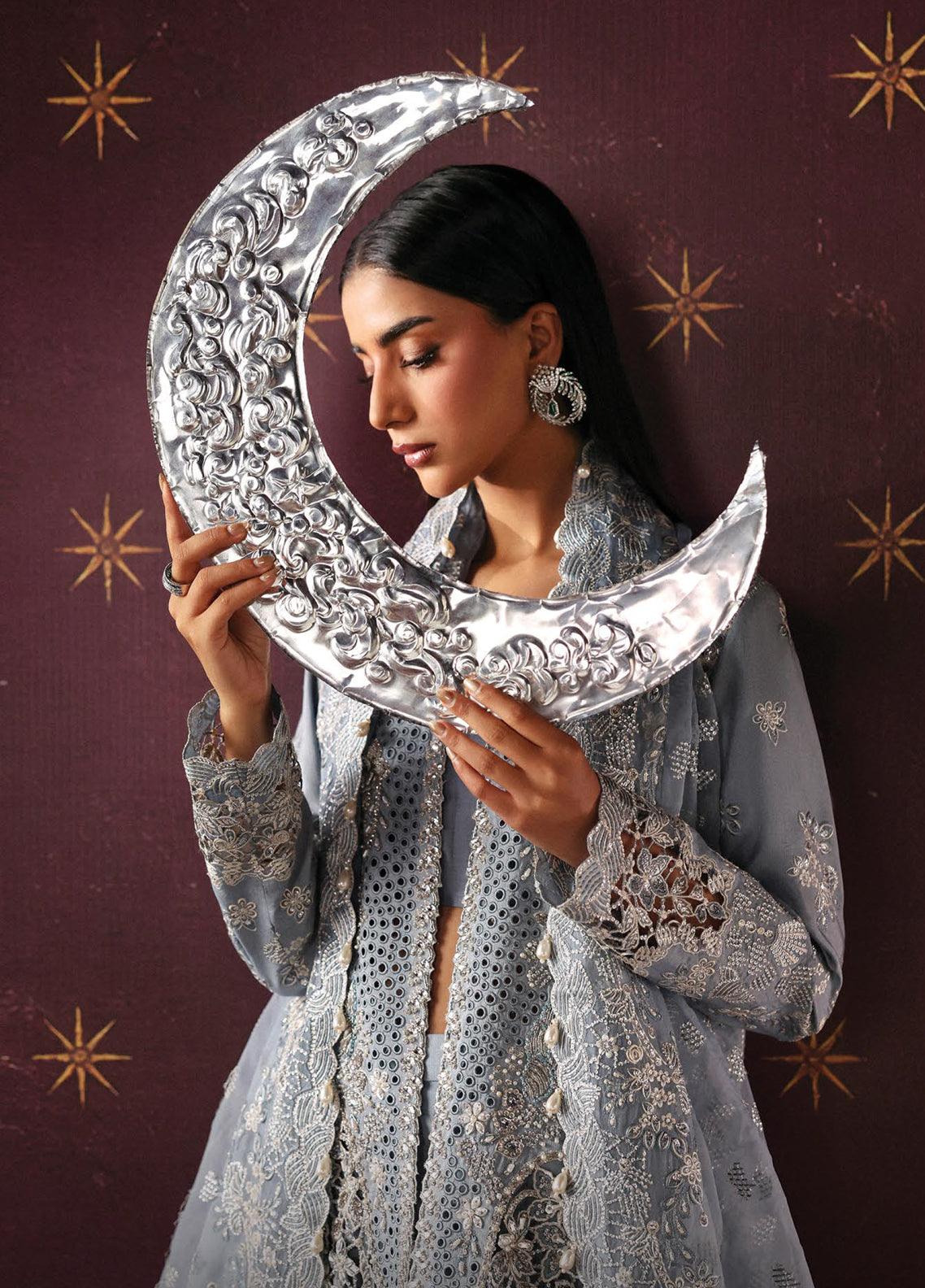La Fuchsia By Afrozeh Embroidered Organza 3 Piece Unstitched Suit AF26LFF D-FWU-0071 MAGICIAN La Fuchsia By Afrozeh Embroidered Organza 3 Piece Unstitched Suit AF26LFF D-FWU-0071 MAGICIAN