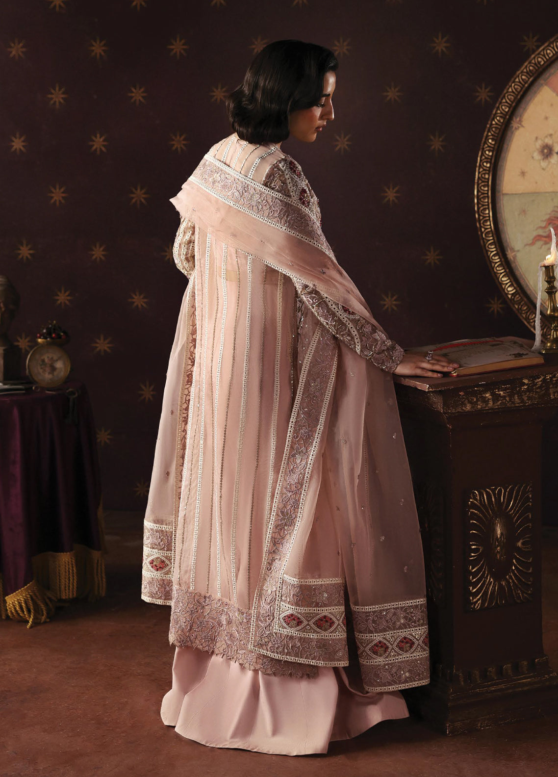 La Fuchsia By Afrozeh Embroidered Organza 3 Piece Unstitched Suit AF26LFF D-FWU-0072 HERMIT La Fuchsia By Afrozeh Embroidered Organza 3 Piece Unstitched Suit AF26LFF D-FWU-0072 HERMIT