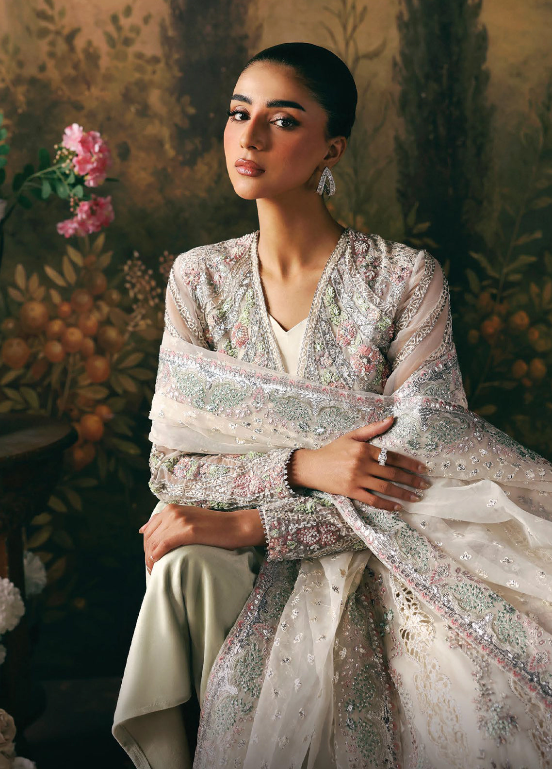 La Fuchsia By Afrozeh Embroidered Organza 3 Piece Unstitched Suit AF26LFF D-FWU-0077 QUEEN La Fuchsia By Afrozeh Embroidered Organza 3 Piece Unstitched Suit AF26LFF D-FWU-0077 QUEEN
