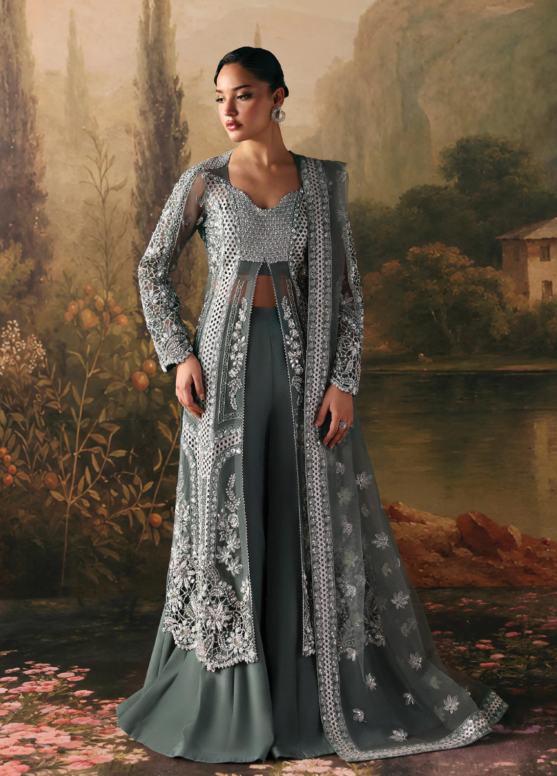 La Fuchsia By Afrozeh Embroidered Raw Silk 3 Piece Unstitched Suit AF26LFF D-FWU-0079 CRESCENT La Fuchsia By Afrozeh Embroidered Raw Silk 3 Piece Unstitched Suit AF26LFF D-FWU-0079 CRESCENT