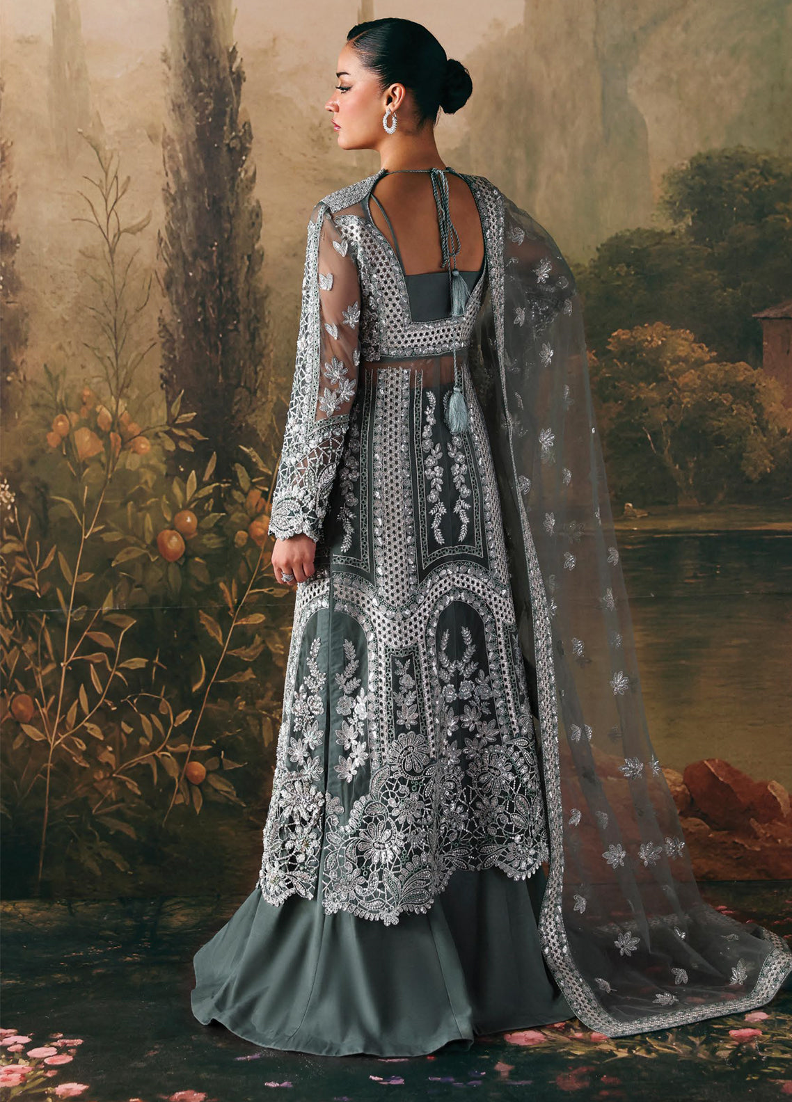 La Fuchsia By Afrozeh Embroidered Raw Silk 3 Piece Unstitched Suit AF26LFF D-FWU-0079 CRESCENT La Fuchsia By Afrozeh Embroidered Raw Silk 3 Piece Unstitched Suit AF26LFF D-FWU-0079 CRESCENT