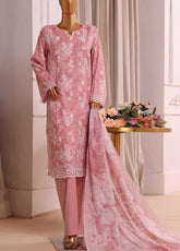 Laserkari Prints By HZ Textiles Embroidered Lawn 3 Piece Stitched Suit HZ26LPLE D-CPE-006