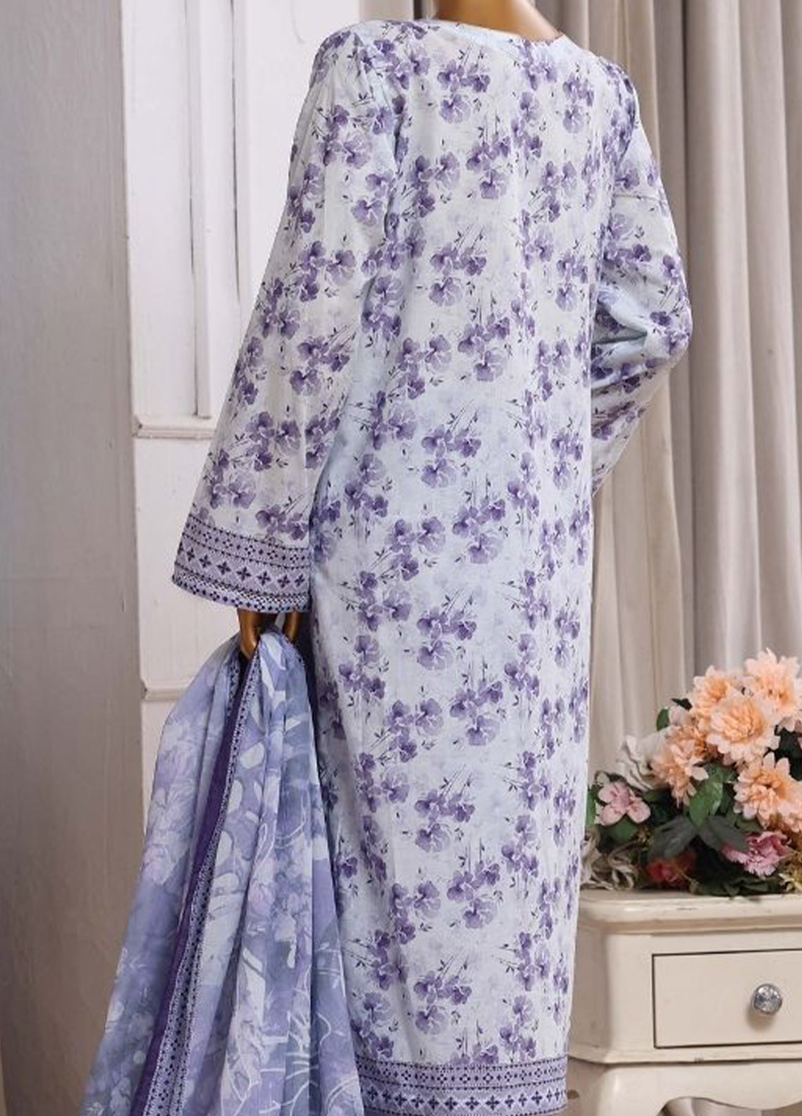 Laserkari Prints By HZ Textiles Embroidered Lawn 3 Piece Stitched Suit HZ26LPLE D-CPE-010 Laserkari Prints By HZ Textiles Embroidered Lawn 3 Piece Stitched Suit HZ26LPLE D-CPE-010