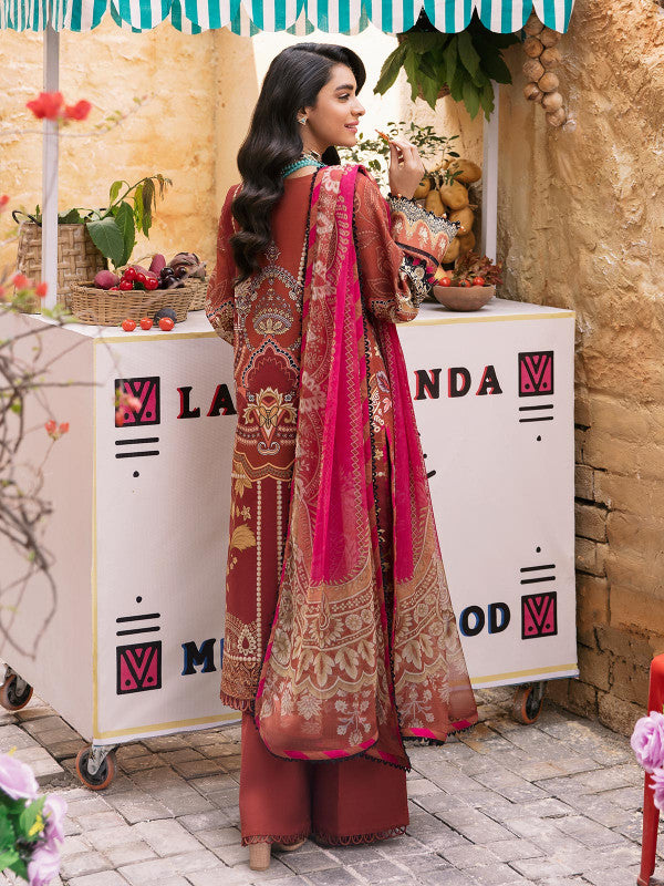 Gulaal Embroidered Lawn Unstitched 3 Piece Suit - 03 Gulaal Embroidered Lawn Unstitched 3 Piece Suit - 03